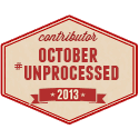 October Unprocessed 2013